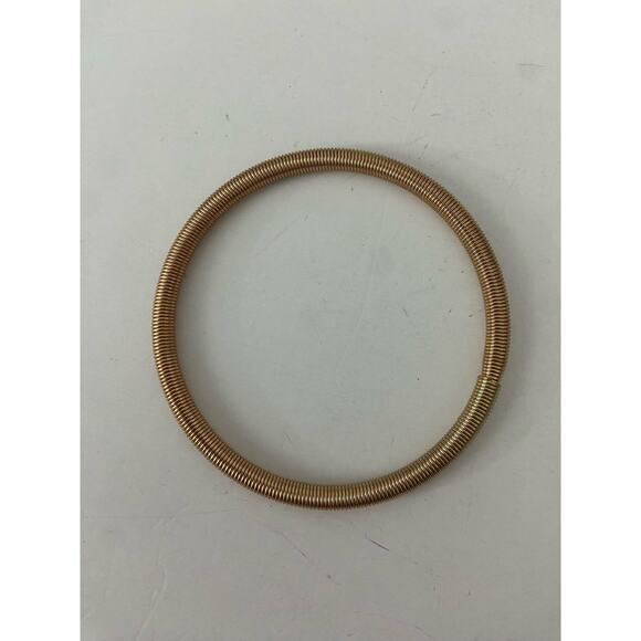 Mesh bangle bracelet gold tone - Picture 3 of 4